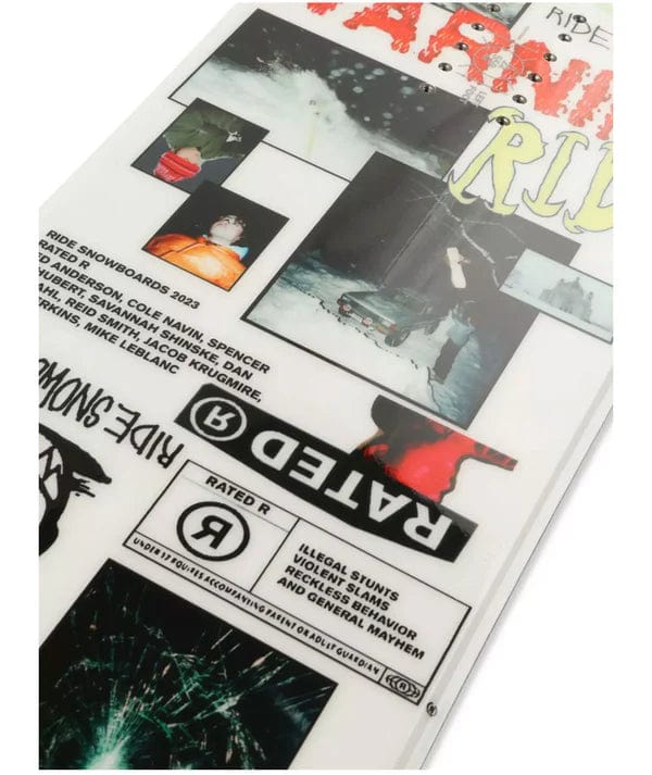 2024 Ride team Benchwarmer Rated R Snowboard LTD S2AS
