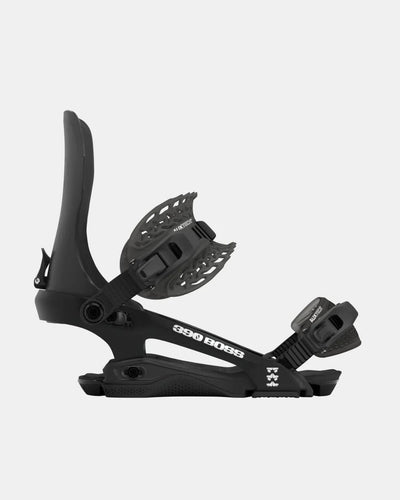 2024 Rome 390 Boss (Black) Snowboard Bindings S2AS