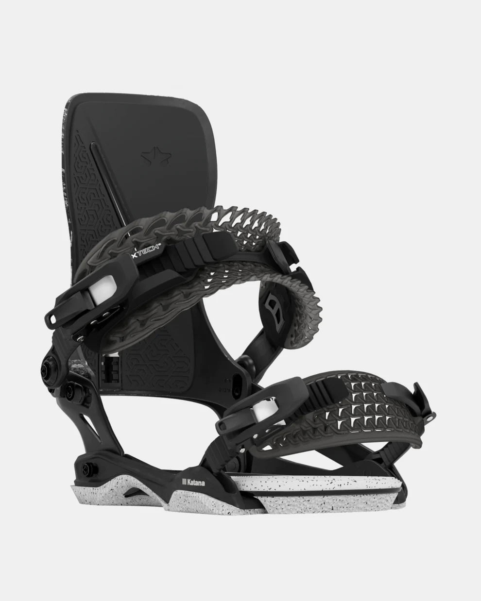 2024 Rome Katana (Black/White) Snowboard Bindings S2AS