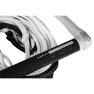 2024 Ronix 727 Combo Hide Grip 13in. Handle w/ 77.5ft. 10-Sect. Rope - White/Black S2AS