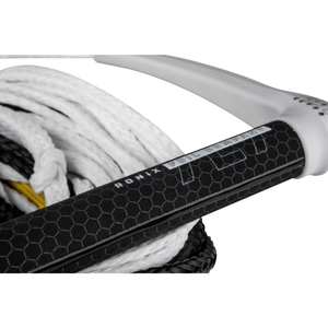 2024 Ronix 727 Combo Hide Grip 13in. Handle w/ 77.5ft. 10-Sect. Rope - White/Black S2AS