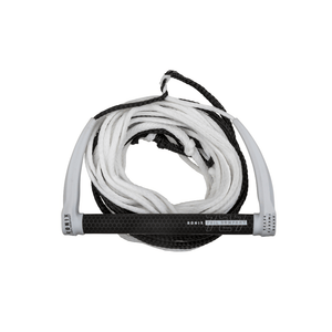 2024 Ronix 727 Combo Hide Grip 13in. Handle w/ 77.5ft. 10-Sect. Rope - White/Black S2AS