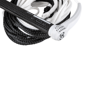2024 Ronix 727 Combo Hide Grip 13in. Handle w/ 77.5ft. 10-Sect. Rope - White/Black S2AS