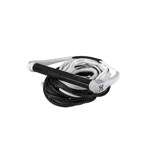 2024 Ronix 727 Combo Hide Grip 13in. Handle w/ 77.5ft. 10-Sect. Rope - White/Black S2AS