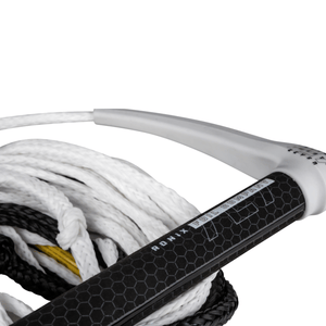 2024 Ronix 727 Combo Hide Grip 13in. Handle w/ 77.5ft. 10-Sect. Rope - White/Black S2AS