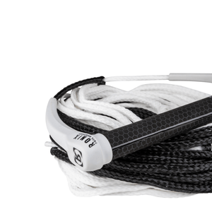 2024 Ronix 727 Combo Hide Grip 13in. Handle w/ 77.5ft. 10-Sect. Rope - White/Black S2AS