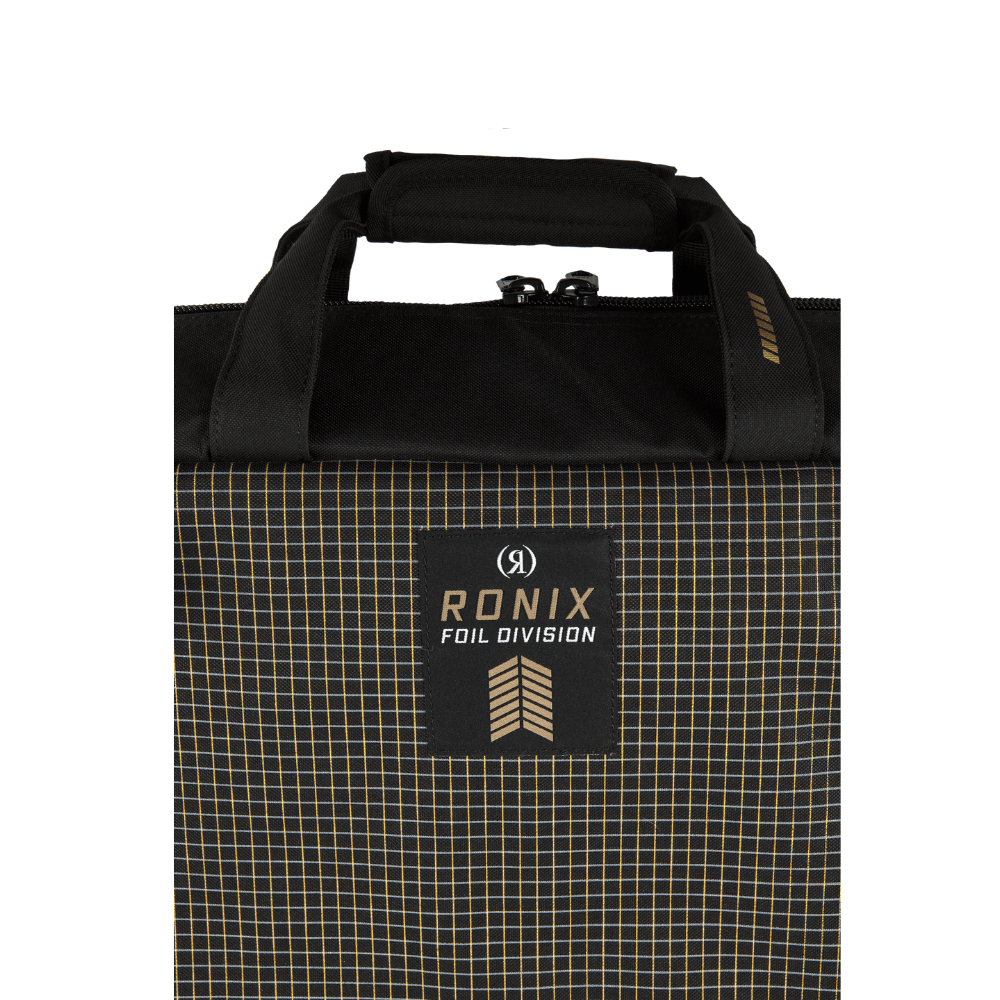 2024 Ronix Foil Kit Padded Standard Size Case - Black / Gold RONIX
