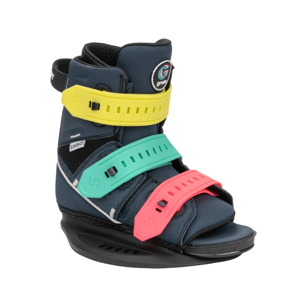 2025 Slingshot GROM EverShred Youth Wakeboard Bindings 13-2UK S2AS