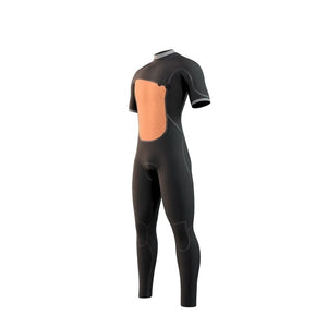 2024 Mystic The One Men's Shortarm 3/2mm Zipfree Black S2AS