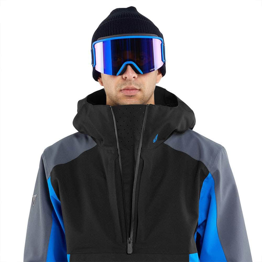 2024 VOLCOM Brighton Pullover Men's Snow Jacket (Blue) VOLCOM
