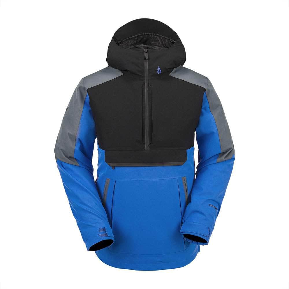 2024 VOLCOM Brighton Pullover Men's Snow Jacket (Blue) VOLCOM