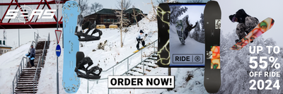 2025 S2AS RIDE Snowboard Banner