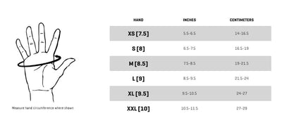 2025 DAKINE GLOVE MEASURE