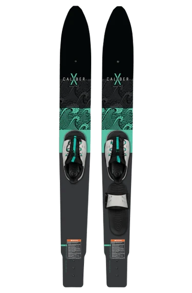 2025 Radar X-Caliber Combo Water Skis with Cruise Binding - Black RADAR
