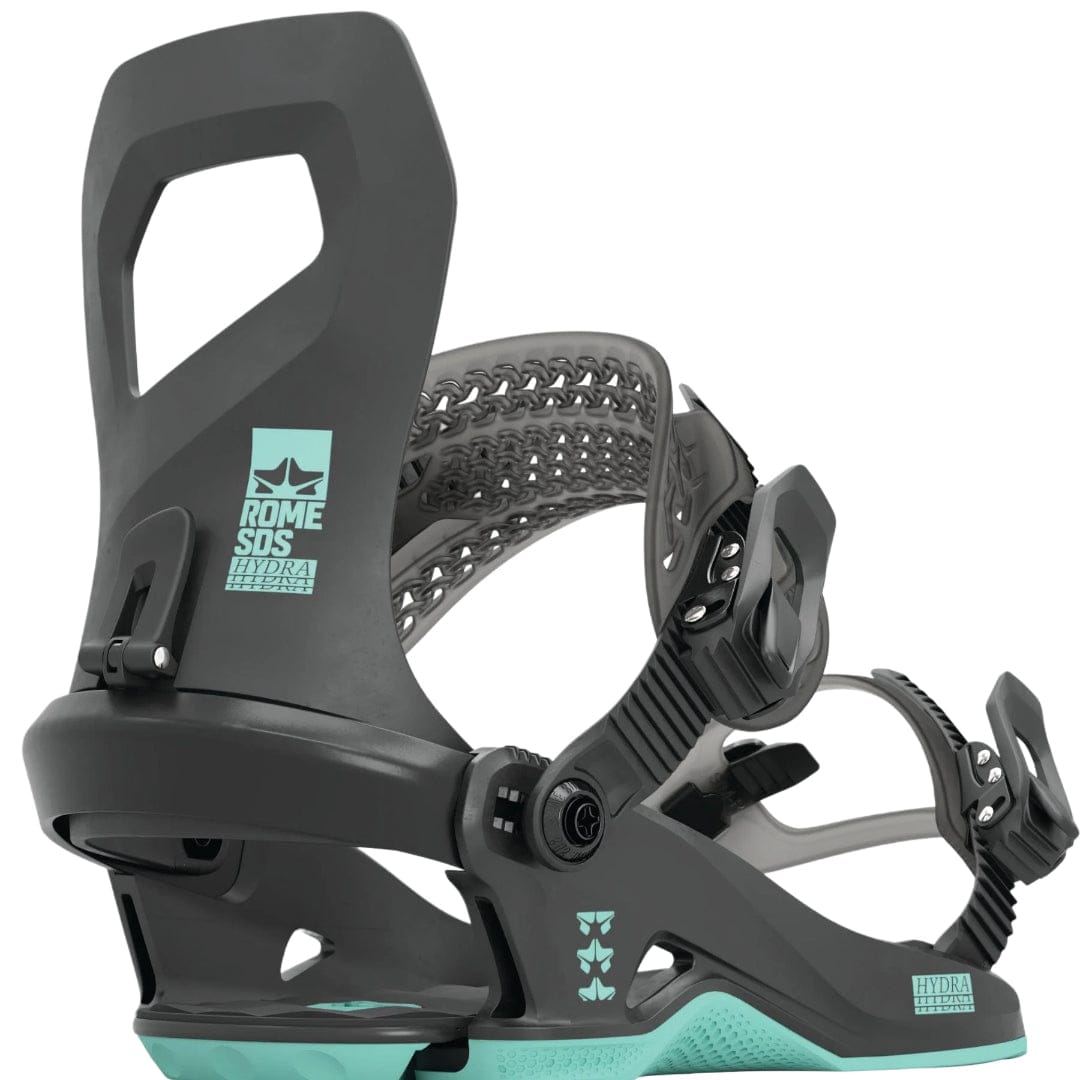 2025 Rome Hydra (Black) Snowboard Bindings ROME