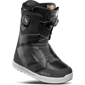 2025 Thirty Two Men’s Lashed Double BOA® Wide Snowboard Boots – Black/Grey THIRTYTWO
