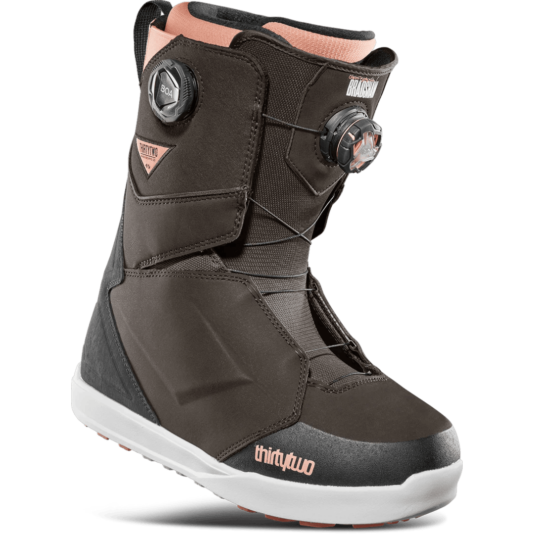 2025 ThirtyTwo Lashed Double BOA® x Bradshaw Men’s Snowboard Boots – Brown THIRTYTWO