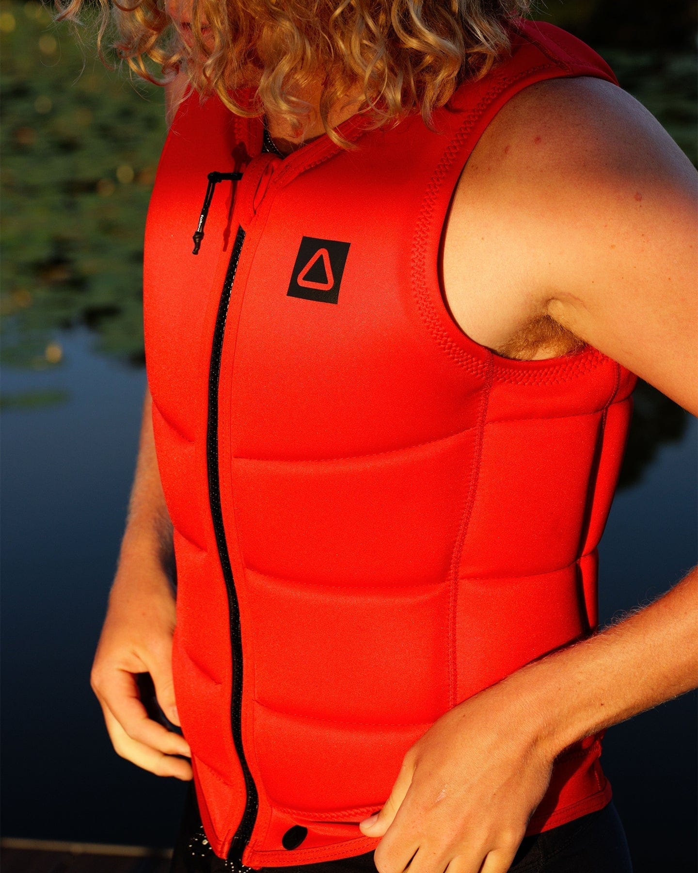 2026 Follow Corp Mens Impact Vest - Red/Grey Follow