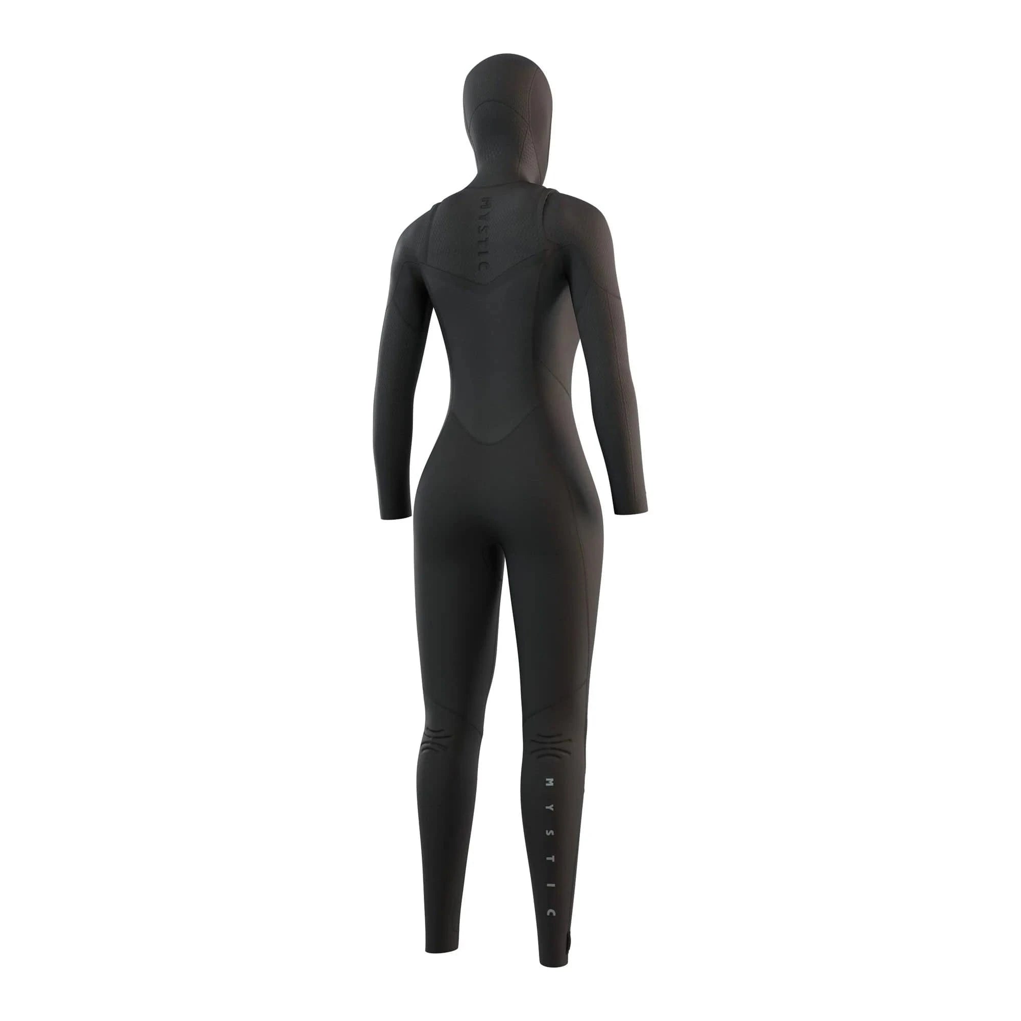 2026 Gem Hooded Fullsuit 6/4/3mm Front Zip - Black MYSTIC
