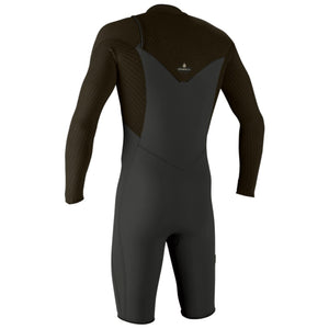 2026 O'Neill HyperFreak 2mm Chest Zip Long Sleeve Spring Wetsuit – Raven / Army O'NEILL