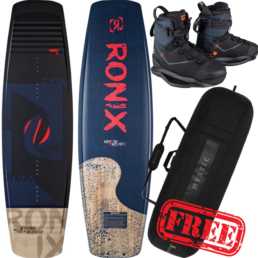 2026 Ronix Kinetik Project Wakeboard Package + Kinetik EXP Boots + FREE Wakeboard Bag RONIX