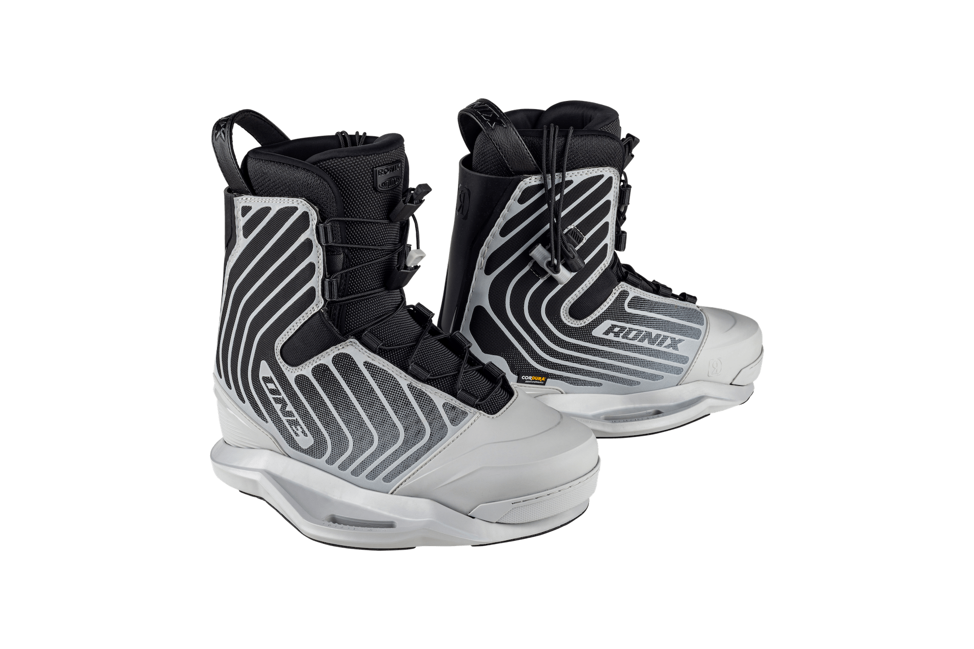 2026 Ronix One - Silver Reflective Wakeboard Binding RONIX