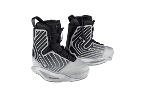 2026 Ronix One - Silver Reflective Wakeboard Binding RONIX