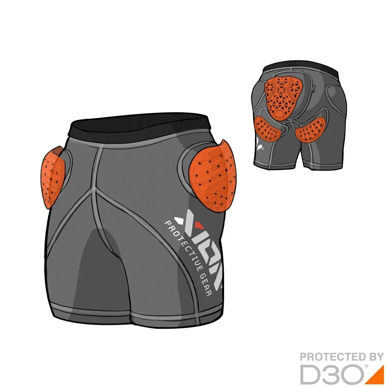 2026 XION PG Women's Shorts Freeride Evo – D3O XION PG