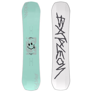 2027 Bataleon Evil Teen Youth Snowboard — Topsheet and base, straight-on view