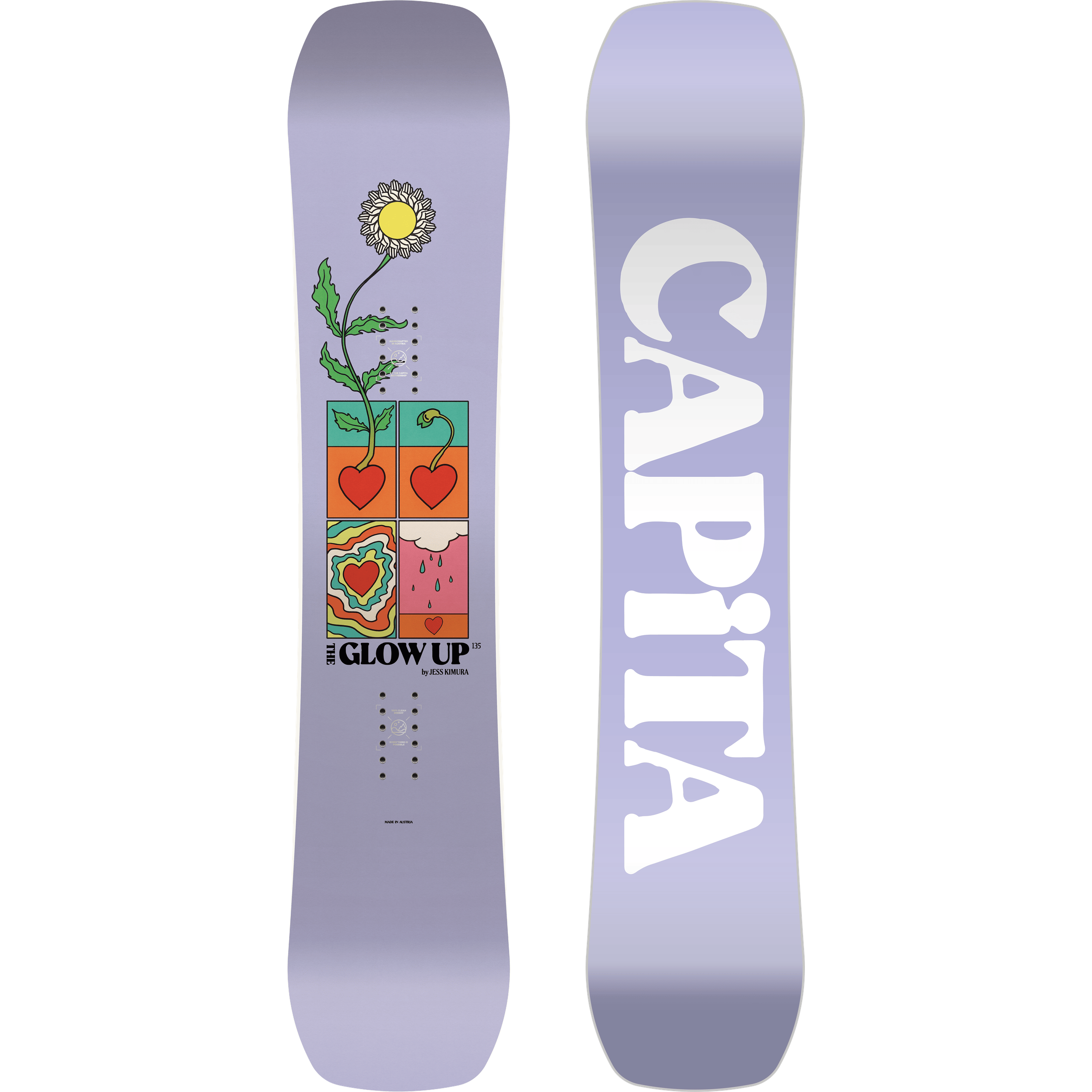 2027 CAPITA THE GLOW UP by JESS KIMURA YOUTH SNOWBOARD CAPITA