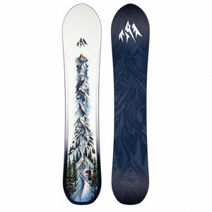 2027 Jones Frontier 2.0 snowboard topsheet and base views