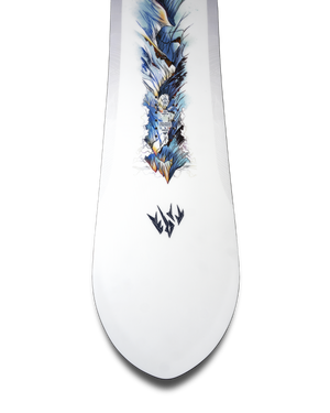 2027 Jones Frontier 2.0 snowboard topsheet nose detail