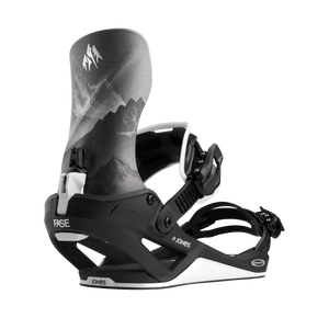2027 Jones Mercury FASE snowboard binding Black Silver side view