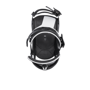 2027 Jones Mercury FASE snowboard binding Black Silver top view