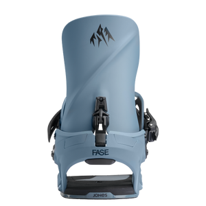 2027 Jones Mercury FASE snowboard binding Polar Blue rear view
