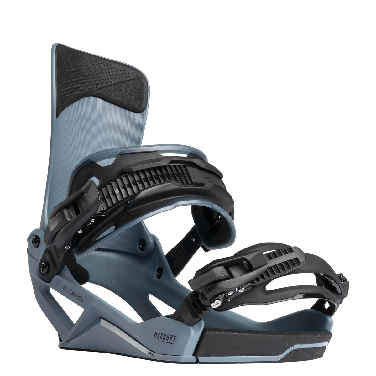 2027 Jones Mercury FASE snowboard binding Polar Blue side view