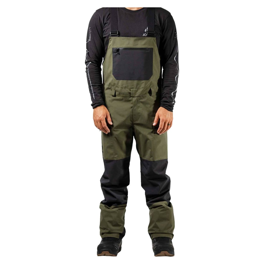 2027 Jones MTN Surf Snow Bib Green - image 2