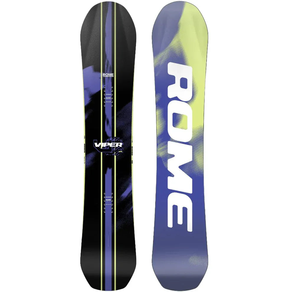 2027 Rome Viper Snowboard Package with Katana AW FASE® Bindings  DC Snowboard Bag Bataleon