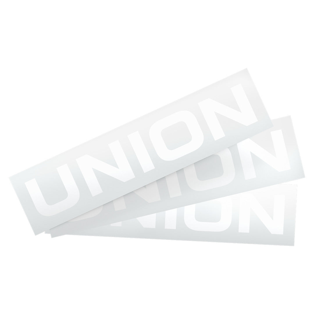 2027 UNION Brandmark Viynl Sticker (10pcs) - 18020200 WHT P 1