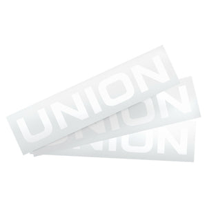 2027 UNION Brandmark Viynl Sticker (10pcs) - 18020200 WHT P 1