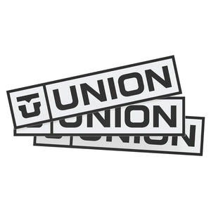 2027 UNION Box Logo Diecut Sticker (10pcs) - 18020300 BLK P 1