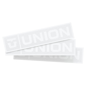 2027 UNION Box Logo Diecut Sticker (10pcs) - 18020300 WHT P 1