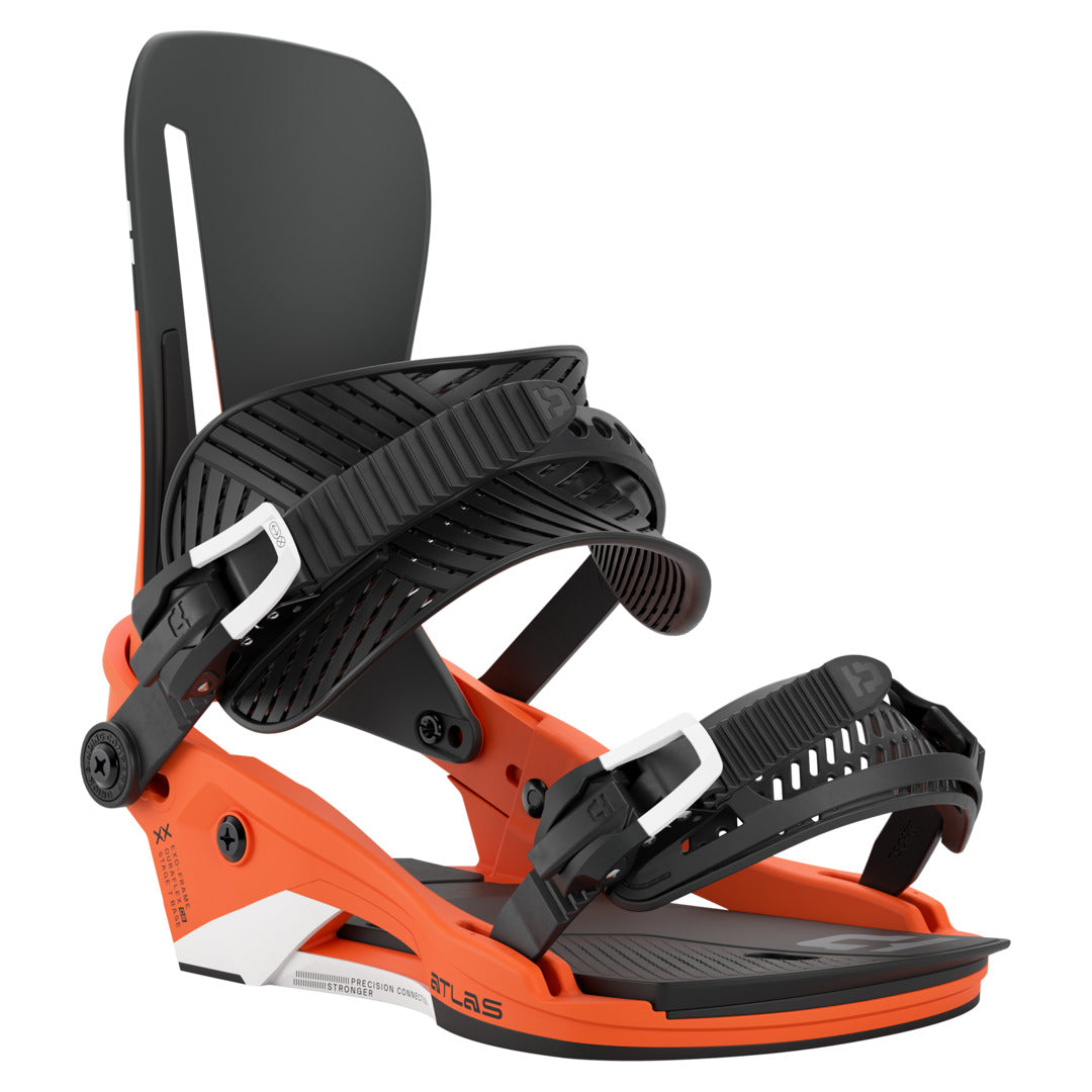 2027 UNION Atlas Snowboard Binding - ATLAS ORANGE FRONT
