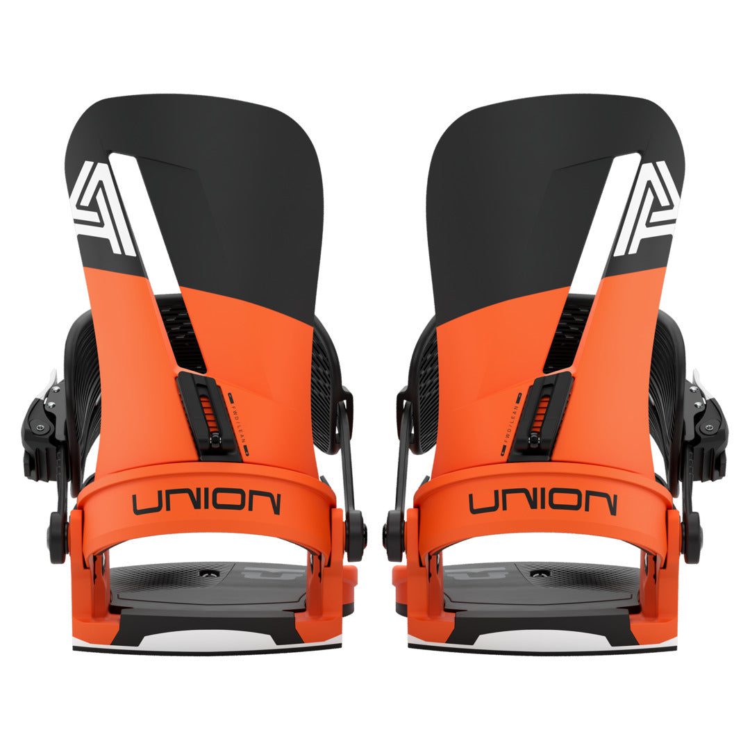 2027 UNION Atlas Snowboard Binding - ATLAS ORANGE REAR FULL PAIR