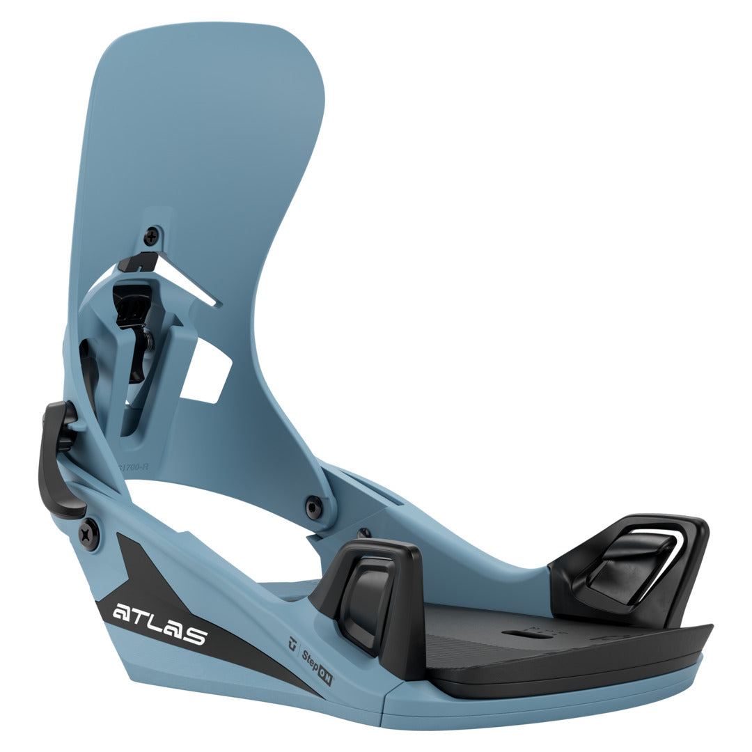 2027 UNION Atlas Step On Snowboard Binding - ATLAS StepOn BLUE GRAY FRONT