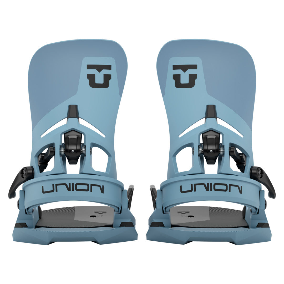 2027 UNION Atlas Step On Snowboard Binding - ATLAS StepOn BLUE GRAY REAR FULL PAIR