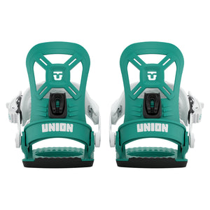 2027 UNION Cadet Mini Snowboard Binding - CADET MINI TEAL REAR FULL PAIR