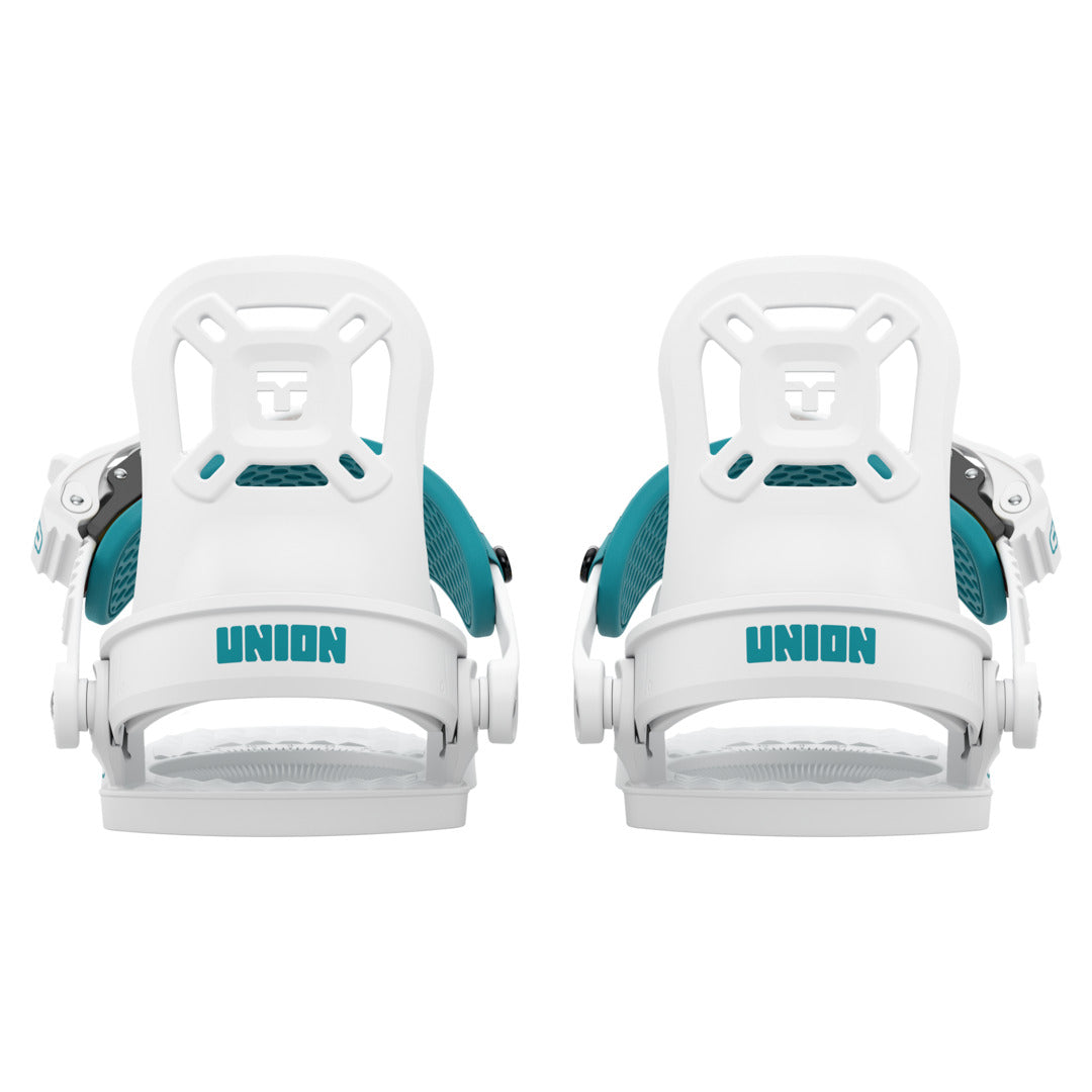 2027 UNION Cadet One Snowboard Binding - CADET ONE WHITE REAR FULL PAIR
