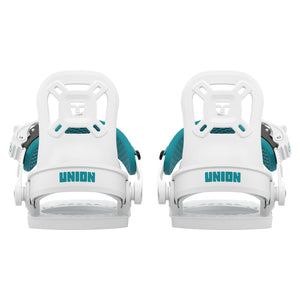 2027 UNION Cadet One Snowboard Binding - CADET ONE WHITE REAR FULL PAIR
