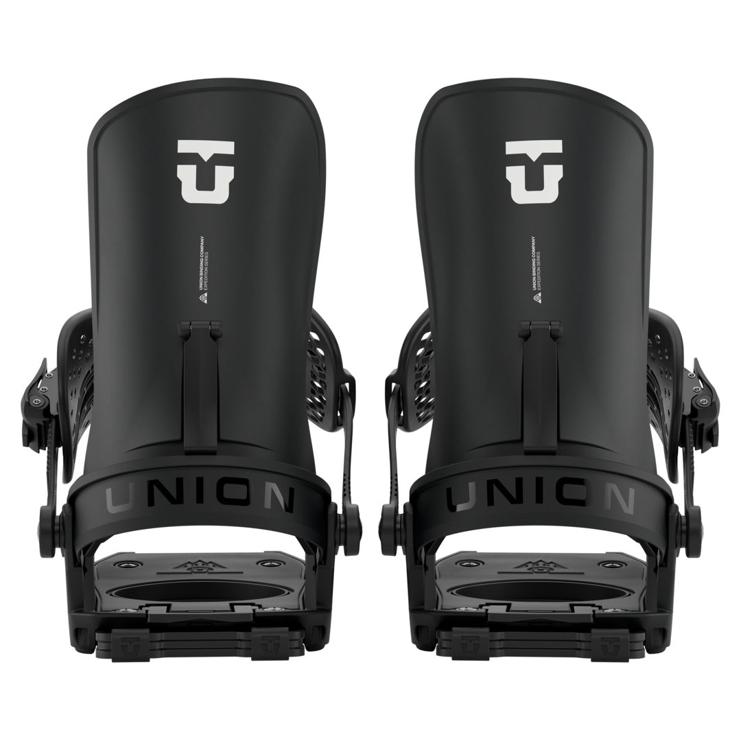 2027 UNION Charger Snowboard Binding - CHARGER BLACK REAR FULL PAIR